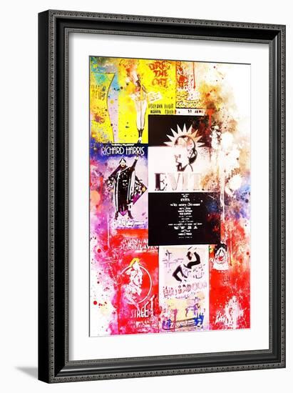 NYC Watercolor Collection - Broadway Shows III-Philippe Hugonnard-Framed Art Print