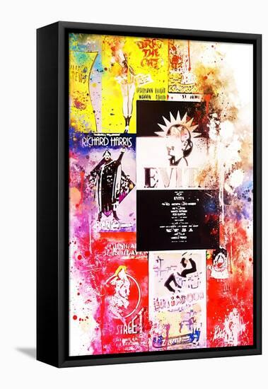 NYC Watercolor Collection - Broadway Shows III-Philippe Hugonnard-Framed Stretched Canvas