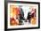 NYC Watercolor Collection - Busy-Philippe Hugonnard-Framed Art Print