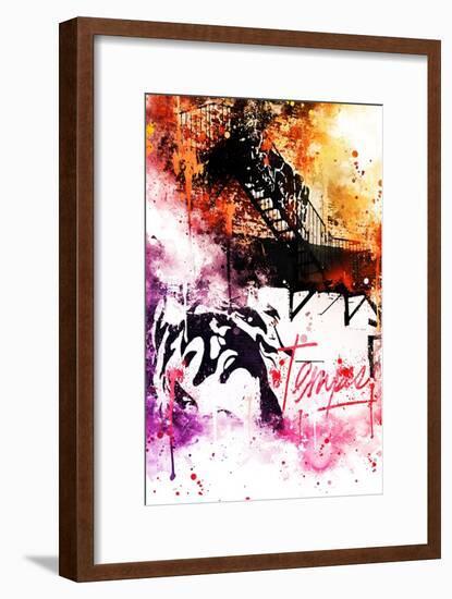 NYC Watercolor Collection - Colors Mind-Philippe Hugonnard-Framed Art Print