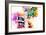 NYC Watercolor Collection - Fashion Ave-Philippe Hugonnard-Framed Art Print