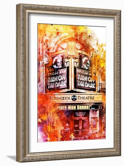 NYC Watercolor Collection - Foxwoods-Philippe Hugonnard-Framed Art Print