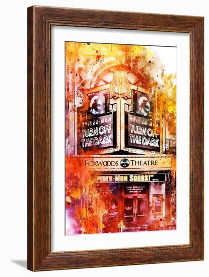 NYC Watercolor Collection - Foxwoods-Philippe Hugonnard-Framed Art Print