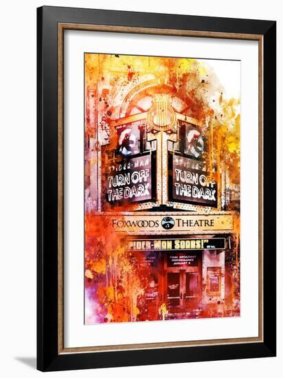 NYC Watercolor Collection - Foxwoods-Philippe Hugonnard-Framed Art Print