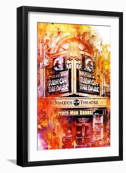 NYC Watercolor Collection - Foxwoods-Philippe Hugonnard-Framed Art Print