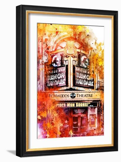 NYC Watercolor Collection - Foxwoods-Philippe Hugonnard-Framed Art Print