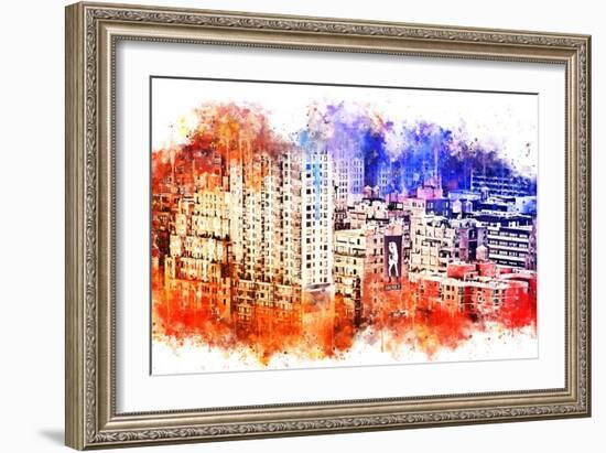 NYC Watercolor Collection - Garment District-Philippe Hugonnard-Framed Art Print