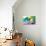 NYC Watercolor Collection - Green Sky-Philippe Hugonnard-Art Print displayed on a wall