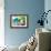 NYC Watercolor Collection - Green Sky-Philippe Hugonnard-Framed Art Print displayed on a wall