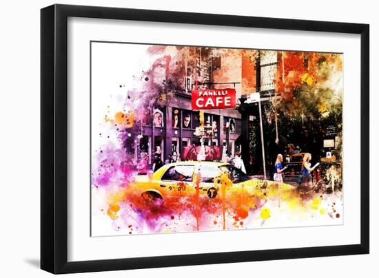 NYC Watercolor Collection - In Soho-Philippe Hugonnard-Framed Art Print