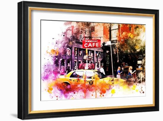 NYC Watercolor Collection - In Soho-Philippe Hugonnard-Framed Art Print