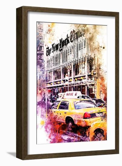 NYC Watercolor Collection - Look-Philippe Hugonnard-Framed Art Print