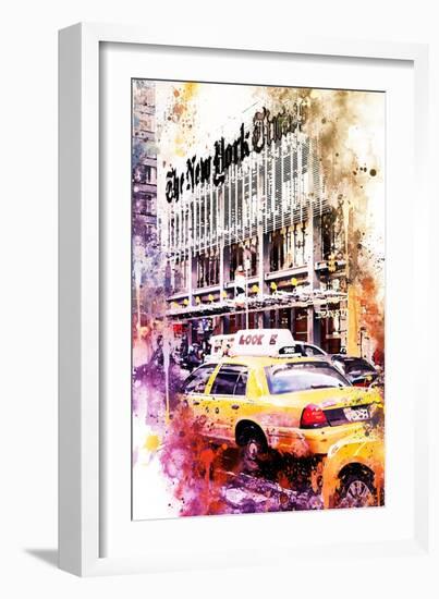 NYC Watercolor Collection - Look-Philippe Hugonnard-Framed Art Print