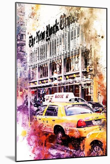NYC Watercolor Collection - Look-Philippe Hugonnard-Mounted Art Print
