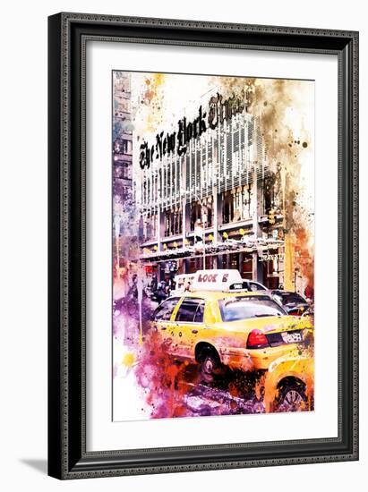 NYC Watercolor Collection - Look-Philippe Hugonnard-Framed Art Print