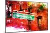 NYC Watercolor Collection - Manhattan Avenue-Philippe Hugonnard-Mounted Art Print