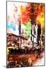 NYC Watercolor Collection - Pedestrian Pathway-Philippe Hugonnard-Mounted Art Print