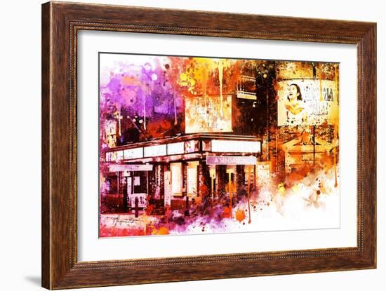 NYC Watercolor Collection - Sensation-Philippe Hugonnard-Framed Art Print