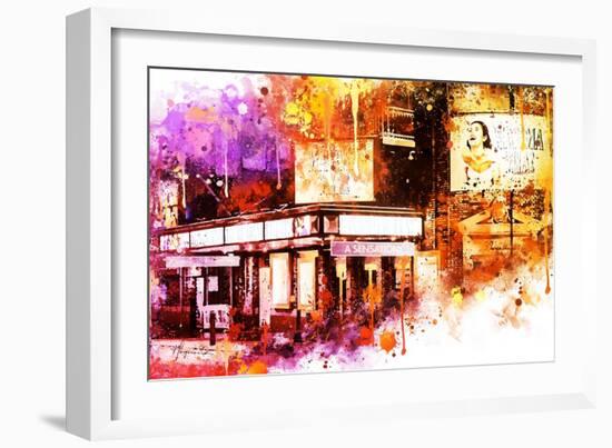 NYC Watercolor Collection - Sensation-Philippe Hugonnard-Framed Art Print