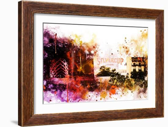 NYC Watercolor Collection - Silvercup Studios-Philippe Hugonnard-Framed Art Print