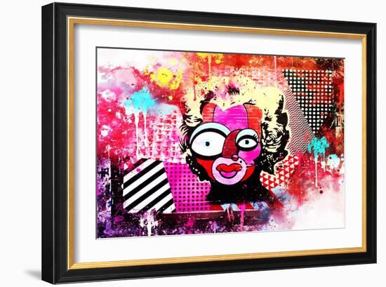 NYC Watercolor Collection - Strange Maryline-Philippe Hugonnard-Framed Art Print