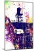 NYC Watercolor Collection - Watertank-Philippe Hugonnard-Mounted Art Print
