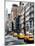 NYC Yellow Taxis / Cabs on Broadway Avenue in Manhattan - New York City - United States - USA-Philippe Hugonnard-Mounted Art Print