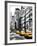 NYC Yellow Taxis / Cabs on Broadway Avenue in Manhattan - New York City - United States-Philippe Hugonnard-Framed Photographic Print