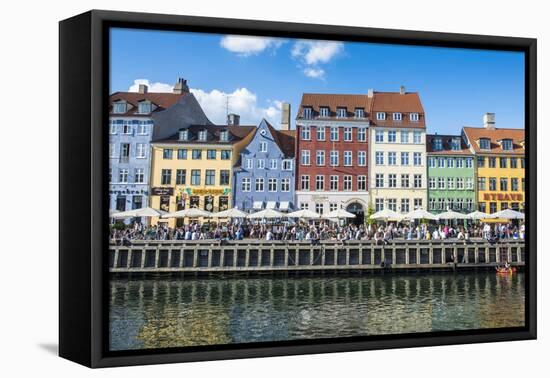 Nyhavn, 17th Century Waterfront, Copenhagen, Denmark, Scandinavia, Europe-Michael Runkel-Framed Premier Image Canvas