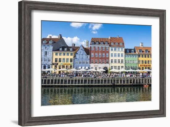 Nyhavn, 17th Century Waterfront, Copenhagen, Denmark, Scandinavia, Europe-Michael Runkel-Framed Photographic Print