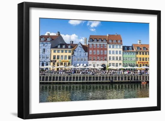 Nyhavn, 17th Century Waterfront, Copenhagen, Denmark, Scandinavia, Europe-Michael Runkel-Framed Photographic Print