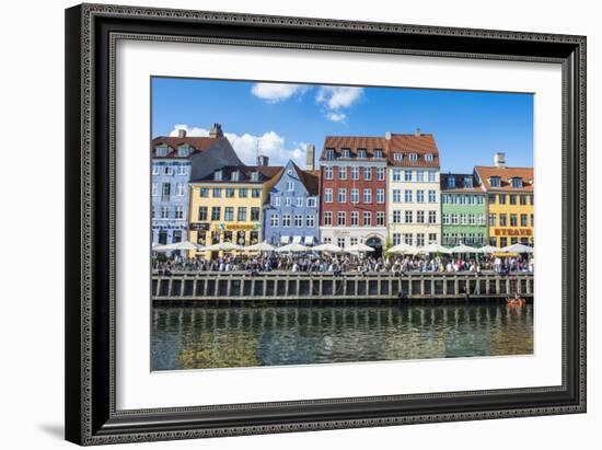 Nyhavn, 17th Century Waterfront, Copenhagen, Denmark, Scandinavia, Europe-Michael Runkel-Framed Photographic Print