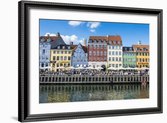 Nyhavn, 17th Century Waterfront, Copenhagen, Denmark, Scandinavia, Europe-Michael Runkel-Framed Photographic Print