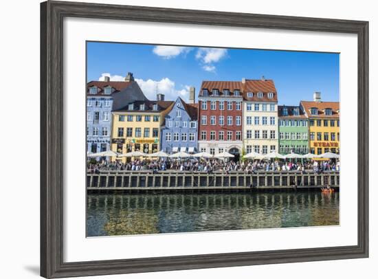 Nyhavn, 17th Century Waterfront, Copenhagen, Denmark, Scandinavia, Europe-Michael Runkel-Framed Photographic Print