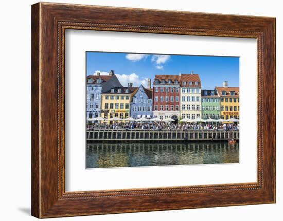 Nyhavn, 17th Century Waterfront, Copenhagen, Denmark, Scandinavia, Europe-Michael Runkel-Framed Photographic Print