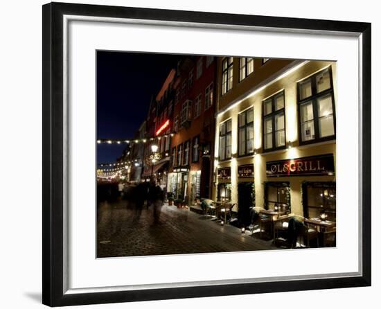 Nyhavn at Christmas, Copenhagen, Denmark, Scandinavia-Sergio Pitamitz-Framed Photographic Print