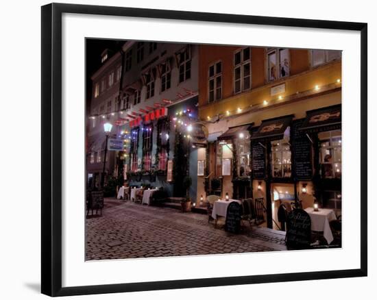 Nyhavn at Christmas, Copenhagen, Denmark, Scandinavia-Sergio Pitamitz-Framed Photographic Print