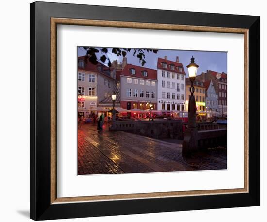 Nyhavn at Dusk, Copenhagen, Denmark, Scandinavia, Europe-Frank Fell-Framed Photographic Print