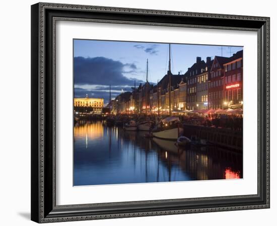 Nyhavn, Copenhagen, Denmark, Scandinavia, Europe-Marco Cristofori-Framed Photographic Print