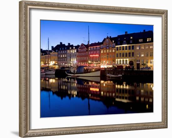 Nyhavn, Copenhagen, Denmark, Scandinavia, Europe-Marco Cristofori-Framed Photographic Print