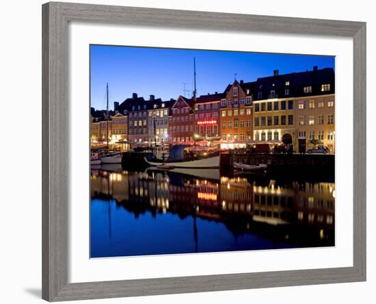 Nyhavn, Copenhagen, Denmark, Scandinavia, Europe-Marco Cristofori-Framed Photographic Print