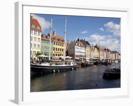 Nyhavn, Copenhagen, Denmark, Scandinavia, Europe-Frank Fell-Framed Photographic Print