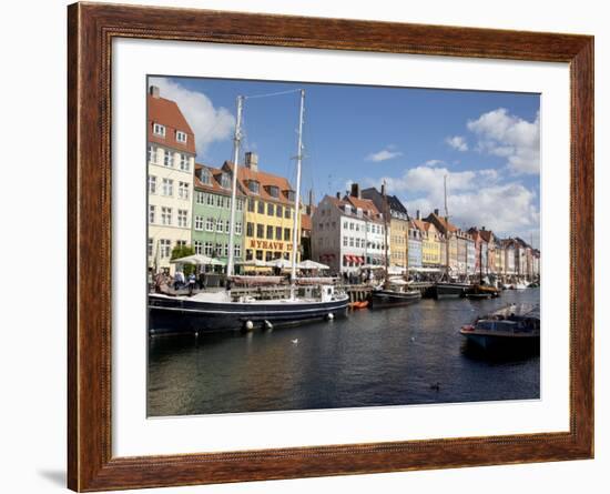 Nyhavn, Copenhagen, Denmark, Scandinavia, Europe-Frank Fell-Framed Photographic Print