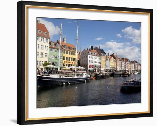 Nyhavn, Copenhagen, Denmark, Scandinavia, Europe-Frank Fell-Framed Photographic Print