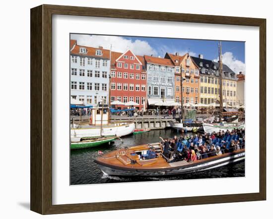 Nyhavn, Copenhagen, Denmark, Scandinavia, Europe-Frank Fell-Framed Photographic Print