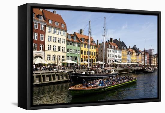 Nyhavn, Copenhagen, Denmark, Scandinavia, Europe-Yadid Levy-Framed Premier Image Canvas