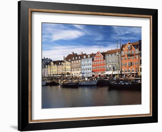 Nyhavn Harbour, Copenhagen, Denmark-Jon Arnold-Framed Photographic Print