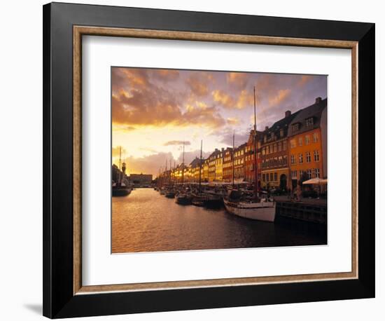 Nyhavn Harbour, Copenhagen, Denmark-Jon Arnold-Framed Photographic Print