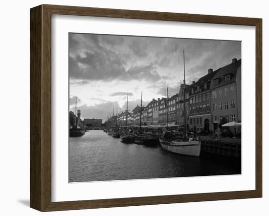 Nyhavn Harbour, Copenhagen, Denmark-Jon Arnold-Framed Photographic Print