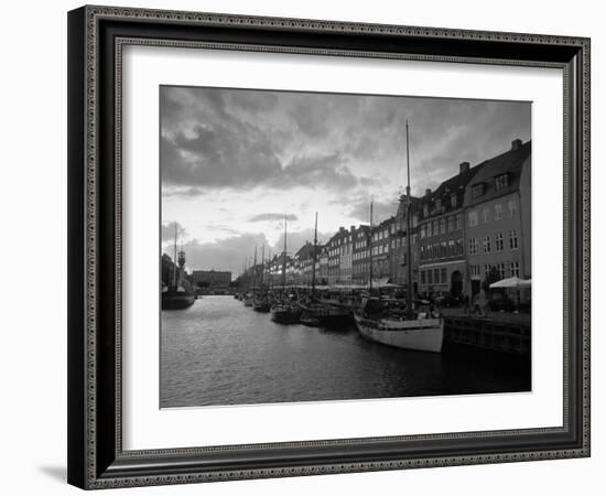 Nyhavn Harbour, Copenhagen, Denmark-Jon Arnold-Framed Photographic Print